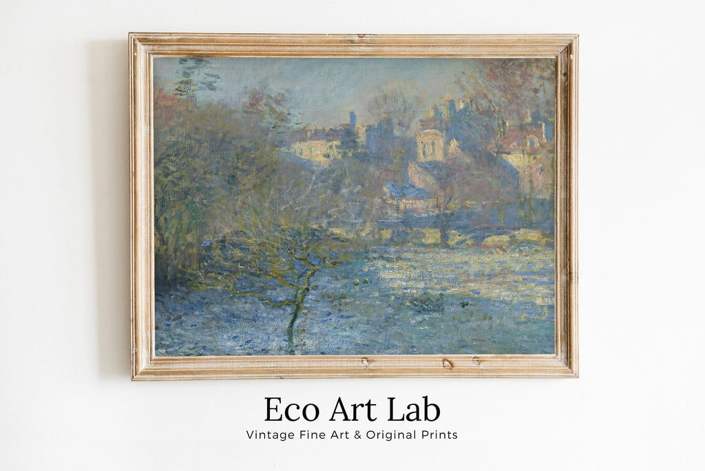 Claude Monet - Printable Wall Art - Frost