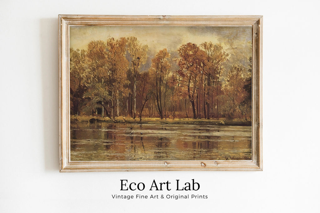 Ivan Shishkin - Printable Wall Art - Golden Autumn