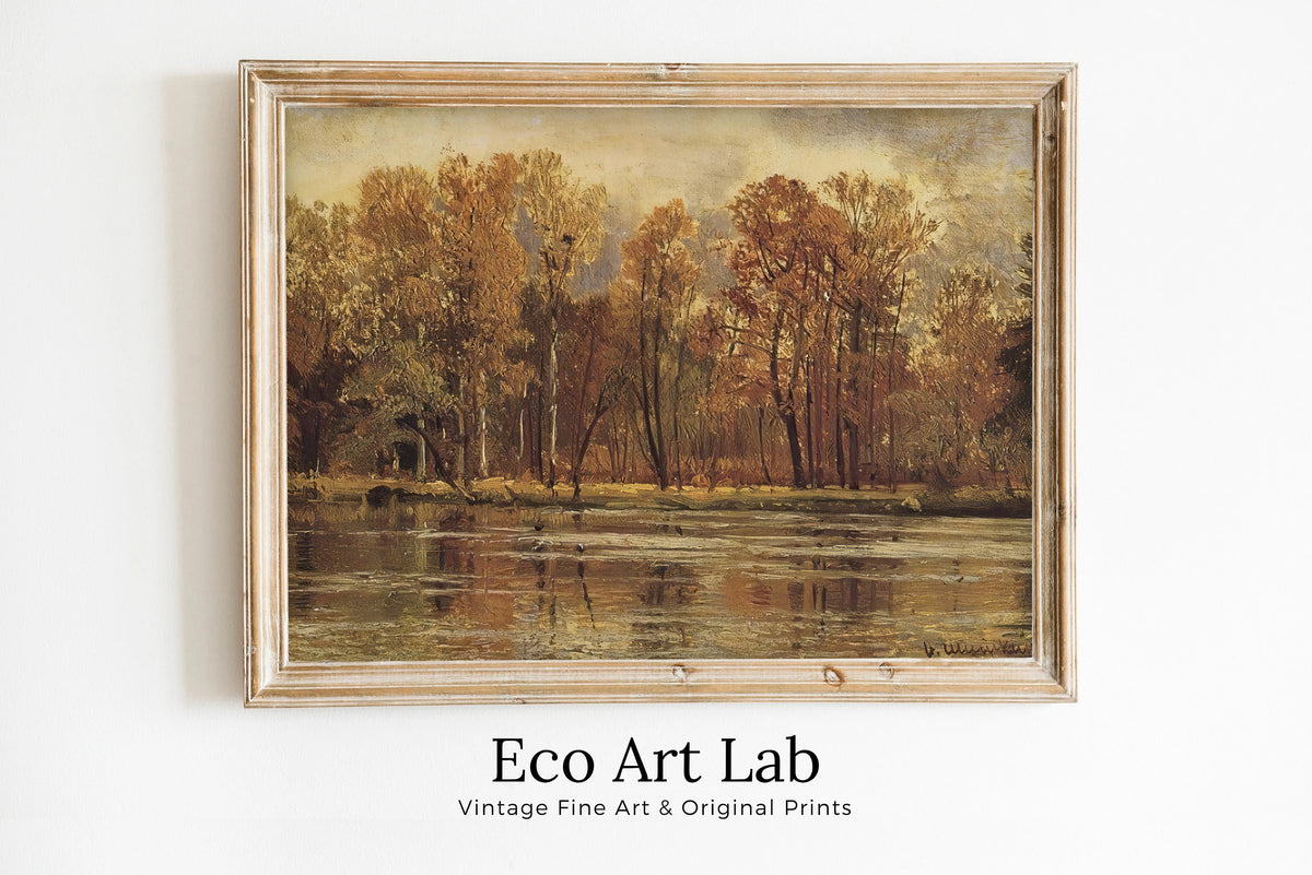 Ivan Shishkin - Printable Wall Art - Golden Autumn