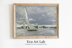 Claude Monet - Printable Wall Art - Regatta at Argenteuil