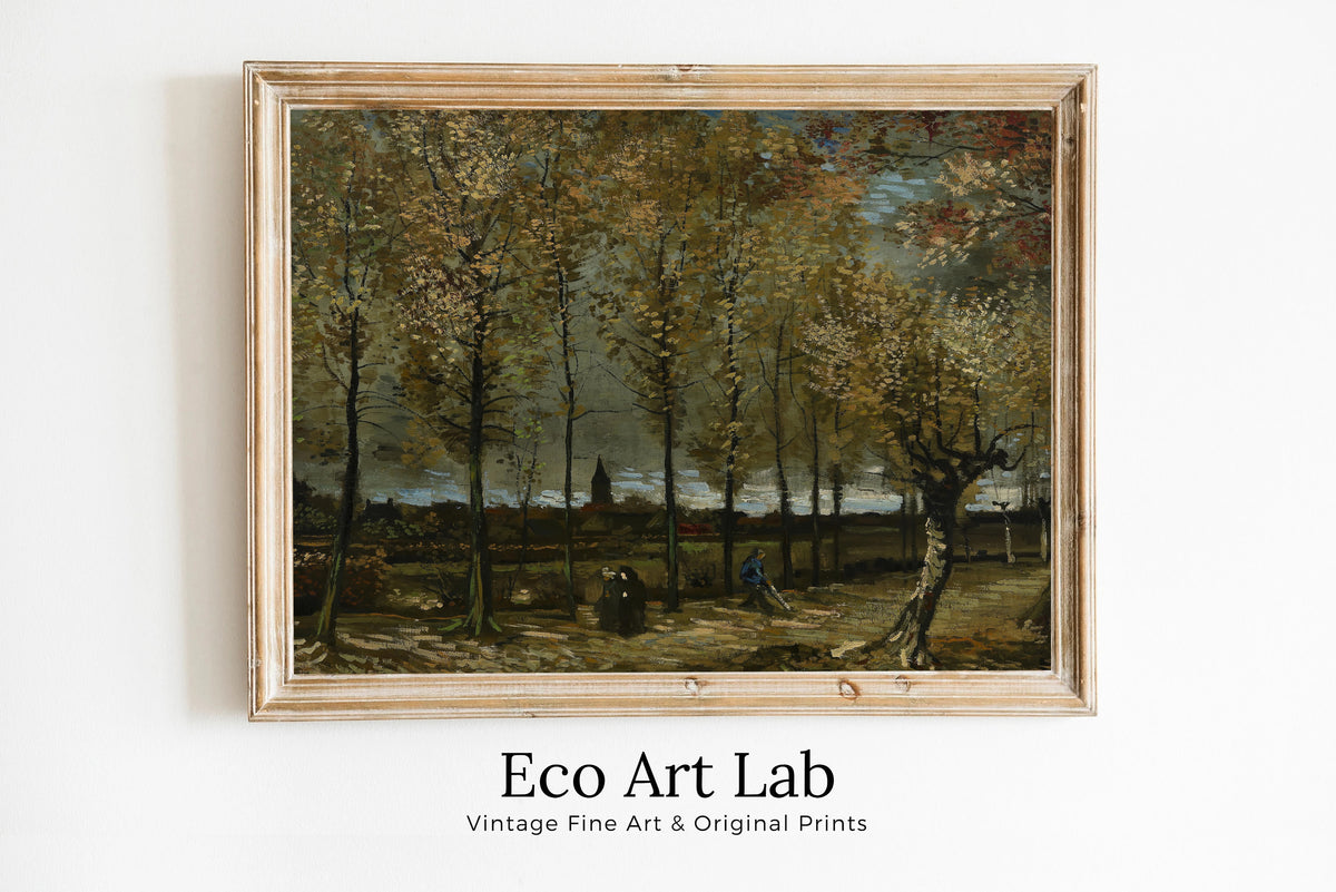 Vincent van Gogh - Printable Wall Art - Poplars near Nuenen