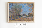Alfre Sisley - Printable Wall Art - A Corner of the Woods at Sablons