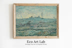 Vincent van Gogh - Printable Wall Art - Snow Covered Field with a Harrow (after Millet)
