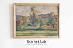 Paul Cezanne - Printable Wall Art - Autumn Landscape