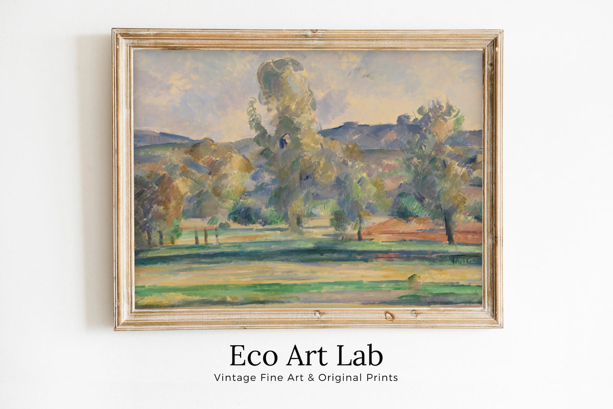 Paul Cezanne - Printable Wall Art - Autumn Landscape