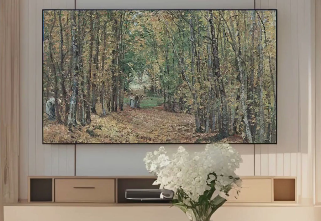 Frame TV Art Pissarro Impressionist Oil Paintings - French Country Decor - Paris Wall Art Set of 40