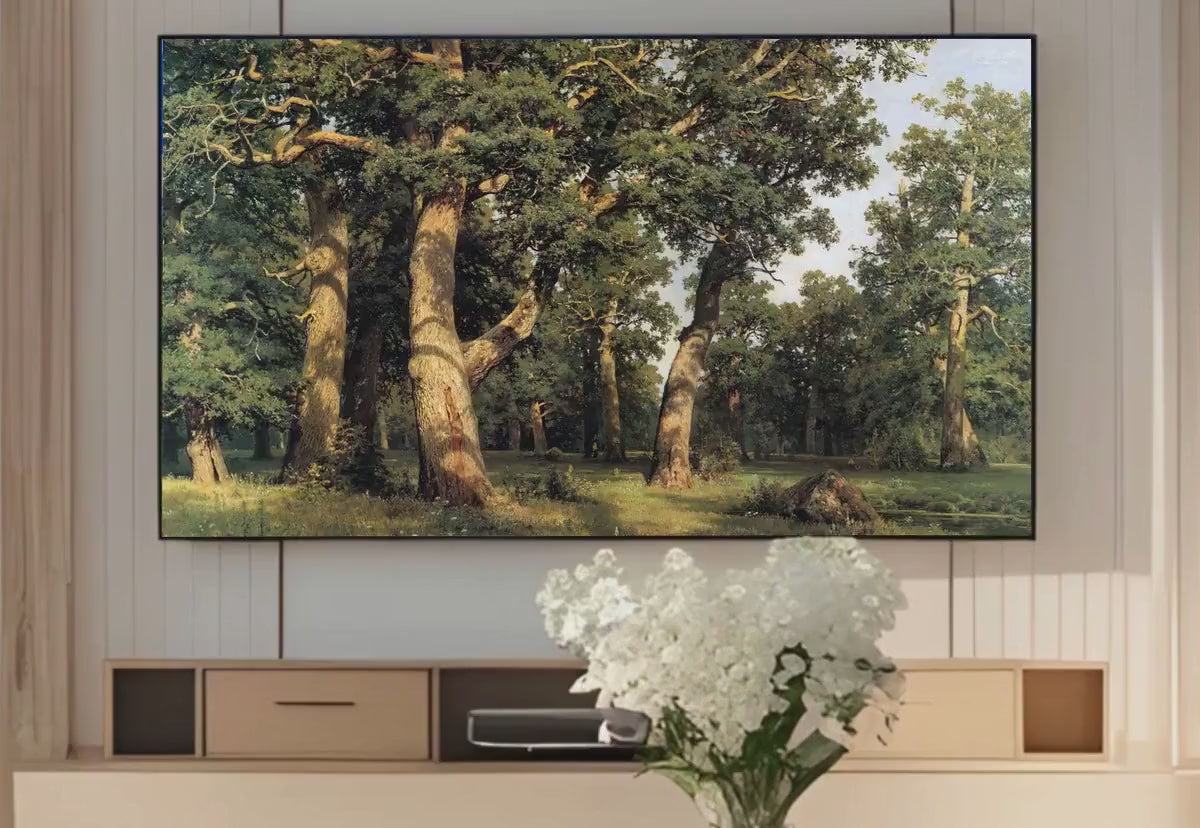 Forest Paintings Nature Wall Art - Samsung Frame TV Art - Vintage oil Paintings Set of 40