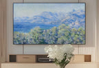 Monet Coastal Art for Samsung TV Frame - Landscape Painting Set of 40