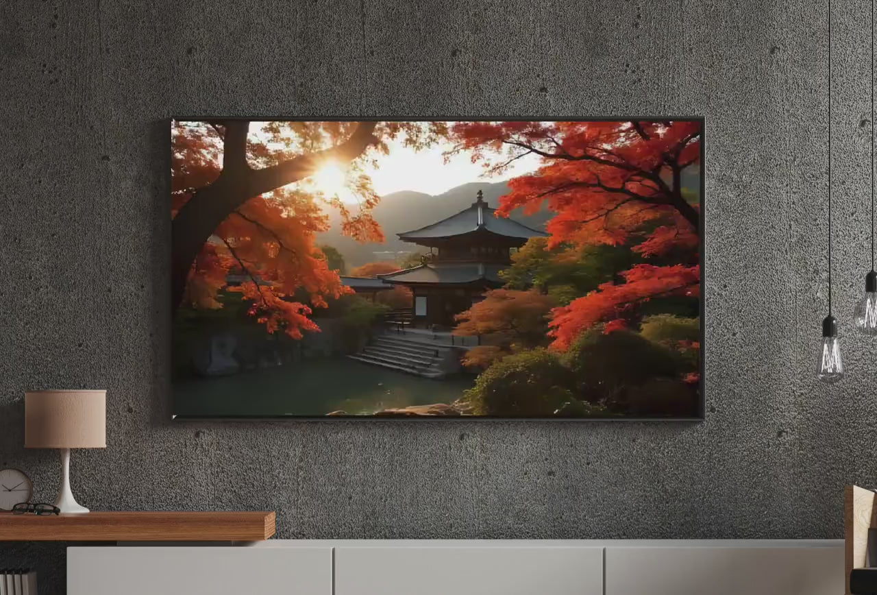 Fall Decor Digital Art for Samsung Frame TV - Autumn Wall Art Forest Nature Landscape Prints - Fall Home Decor Artwork Instant Download