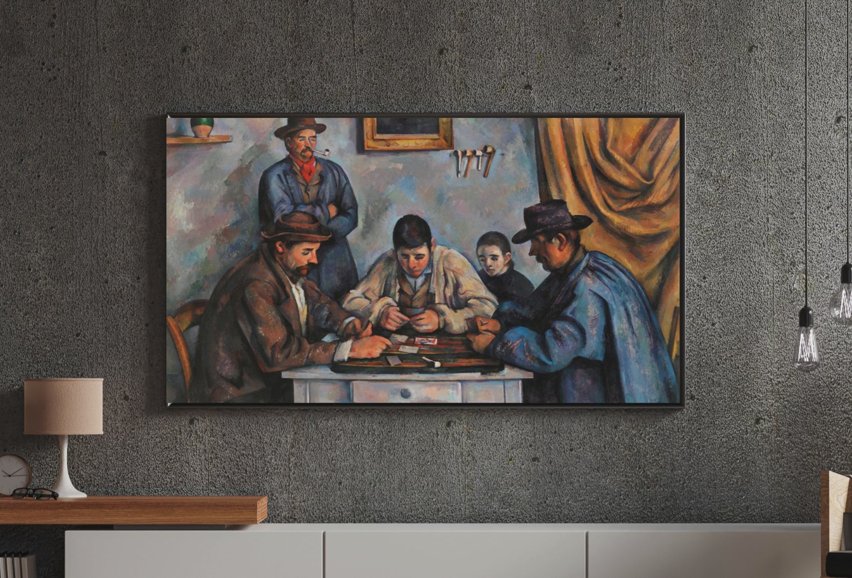Cezanne Frame TV Art. Samsung Frame TV Art 4K HD
