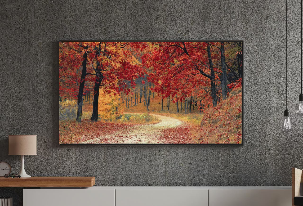 4 Seasons Samsung Frame TV Art – 160 4K Digital Wall Art Set | Autumn, Winter, Spring, Summer Landscape Decor