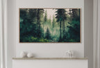 Set of 4 Samsung Frame TV 4K Art. Watercolor Forests Landscape Digital Paintings. Instant Download Forest Art Set for Samsung Frame TV. – Frame TV Art Set