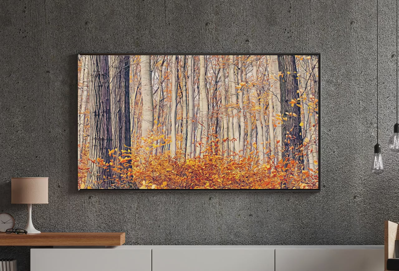 Set of 15 Samsung Frame TV 4K Art. Fall Wall Art Nature Digital Collection. Autumn Decor TV Art Set. Instant Download Frame TV Art.