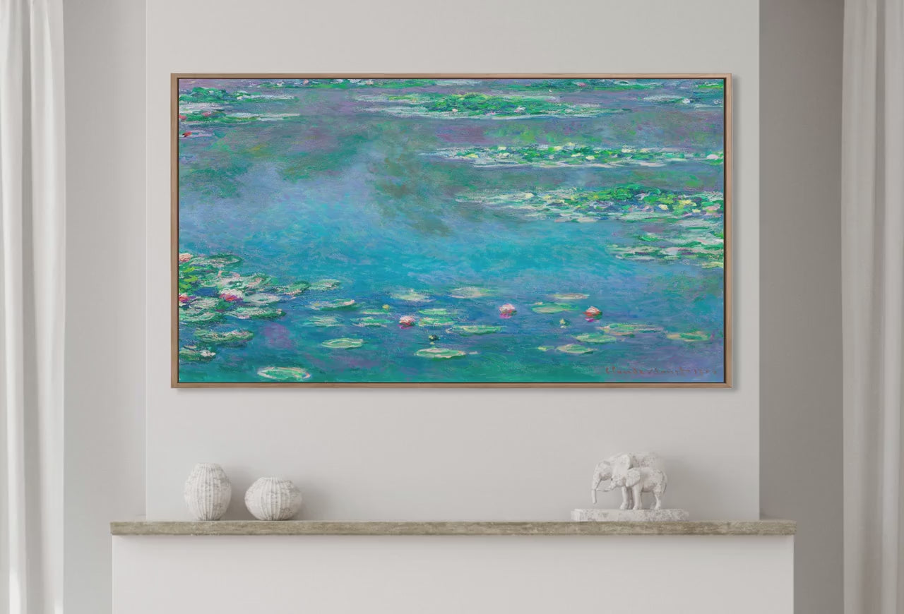 Set of 4 Samsung Frame TV Art 4K. Claude Monet Famous Paintings Collection. Water Lilies Monet Art Set. Instant Download. Frame TV Art #2