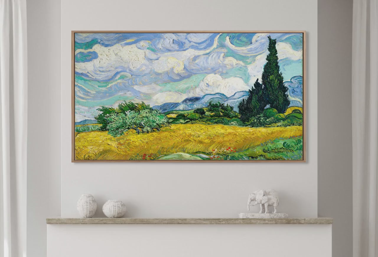 Set of 4 Samsung Frame TV 4K Art. Van Gogh Famous Paintings Collection. Vincent Van Gogh Art Set. Instant Download Vintage Frame TV Art. #1