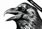 Printable Crow Painting. Crow on Branch Wall Art Instant Download Raven Decor. Black Crow Painting. Digital Raven Print Downloadable Art – Printable Wall Art Digital Download – Digital Download