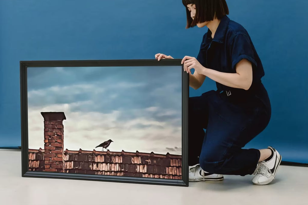 Printable Crow Painting. Crow Wall Art Instant Download Raven Decor. Bird Print Animal Painting. Digital Raven Print Downloadable Art – Printable Wall Art