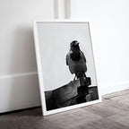 Printable Crow Painting. Crow Wall Art Instant Download Raven Decor. Black Bird Print Animal Painting. Digital Raven Print Downloadable Art – Printable Wall Art