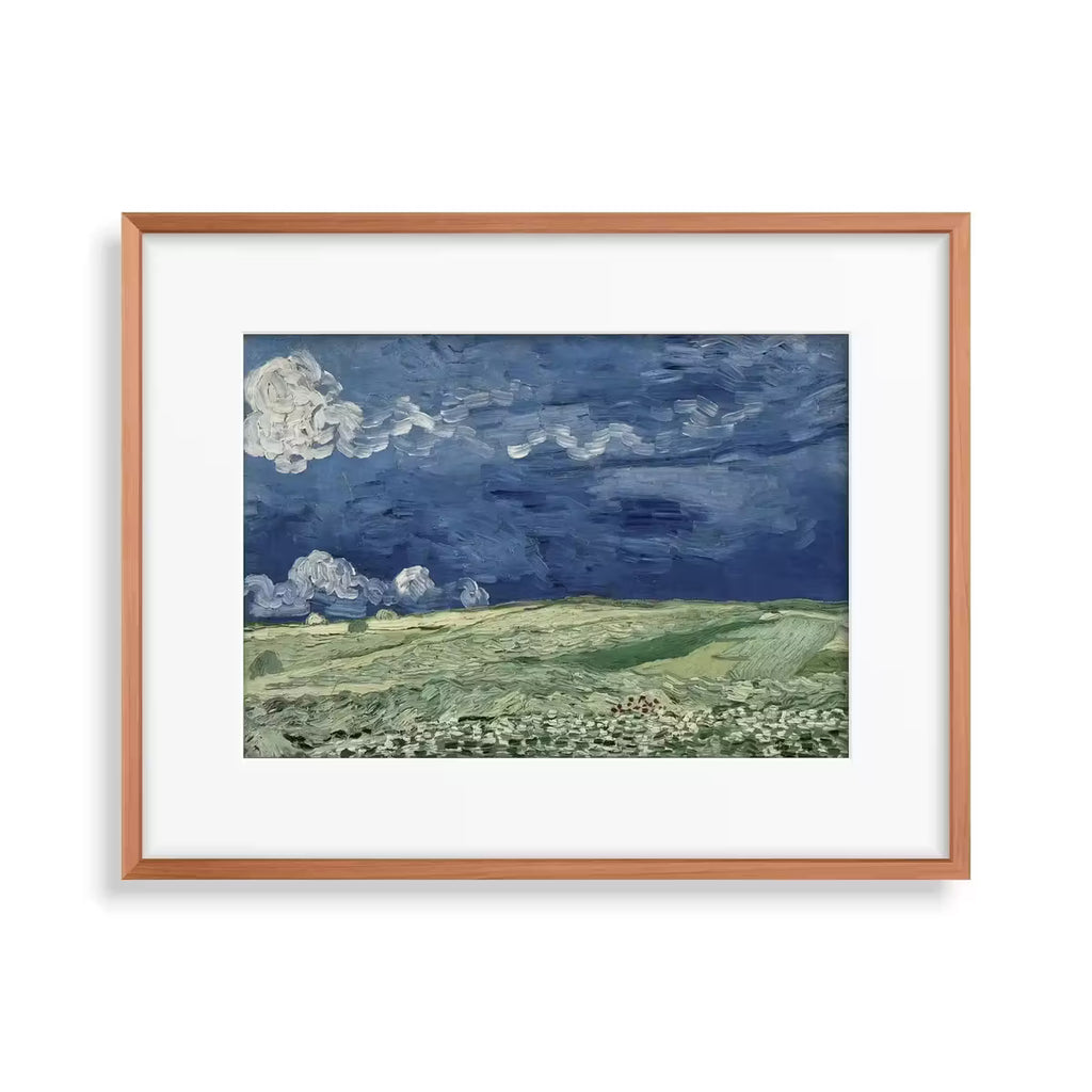 Printable Famous Art Print | Vincent van Gogh Wheatfield Under Thunderclouds | Instant Download | Vintage Painting | Fine Art Print – Printable Wall Art