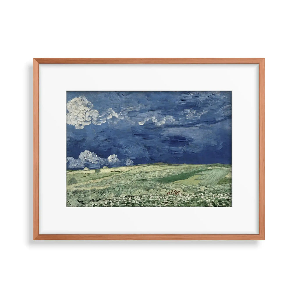 Printable Famous Art Print | Vincent van Gogh Wheatfield Under Thunderclouds | Instant Download | Vintage Painting | Fine Art Print – Printable Wall Art Digital Download – Digital Download