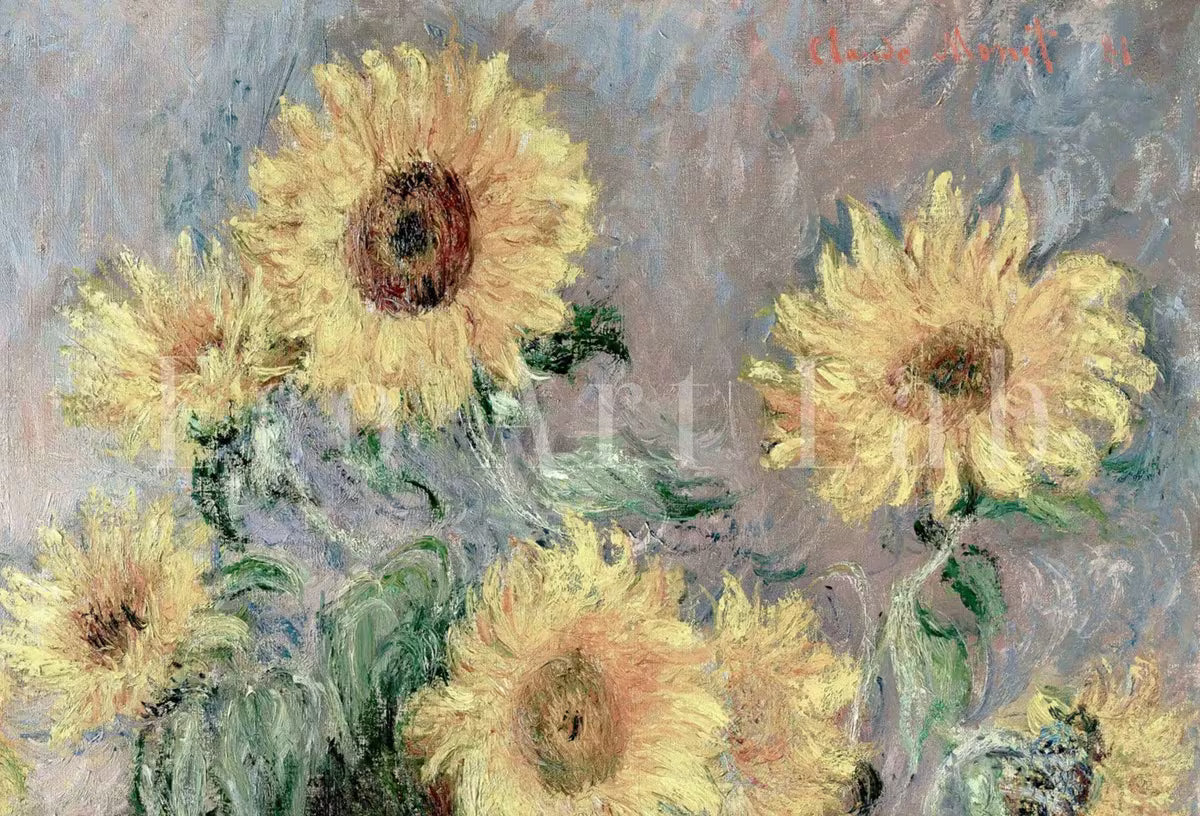 Printable Sunflowers Painting | Famous Claude Monet Art Print | Instant Download | Vintage Floral Decor | Botanical Still Life – Printable Wall Art
