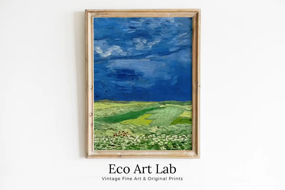 Printable Vincent van Gogh Wheatfield Under Thunderclouds Famous Art Print. Instant Download van Gogh Print Vintage Painting Fine Art Print – Printable Wall Art