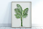 Second included artwork preview from Printable Vintage Palm Tree Art. Instant Download Botanical Wall Art Print. Vintage Tropical Poster. Palm Trees Digital Nature Print #21 featuring various scenes.