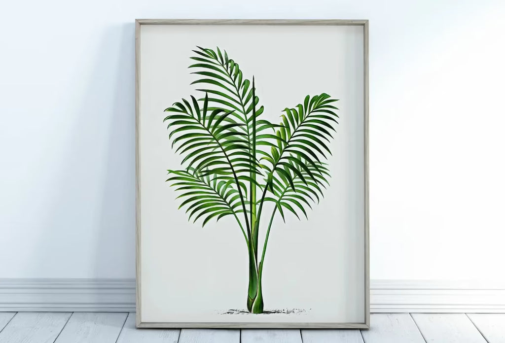 Printable Vintage Palm Tree Art. Instant Download Botanical Wall Art Print. Vintage Tropical Poster. Palm Trees Digital Nature Print #21 – Printable Wall Art
