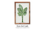 Framed view of Printable Vintage Palm Tree Art. Instant Download Botanical Wall Art Print. Vintage Tropical Poster. Palm Trees Digital Nature Print #21 – printable wall art digital download.