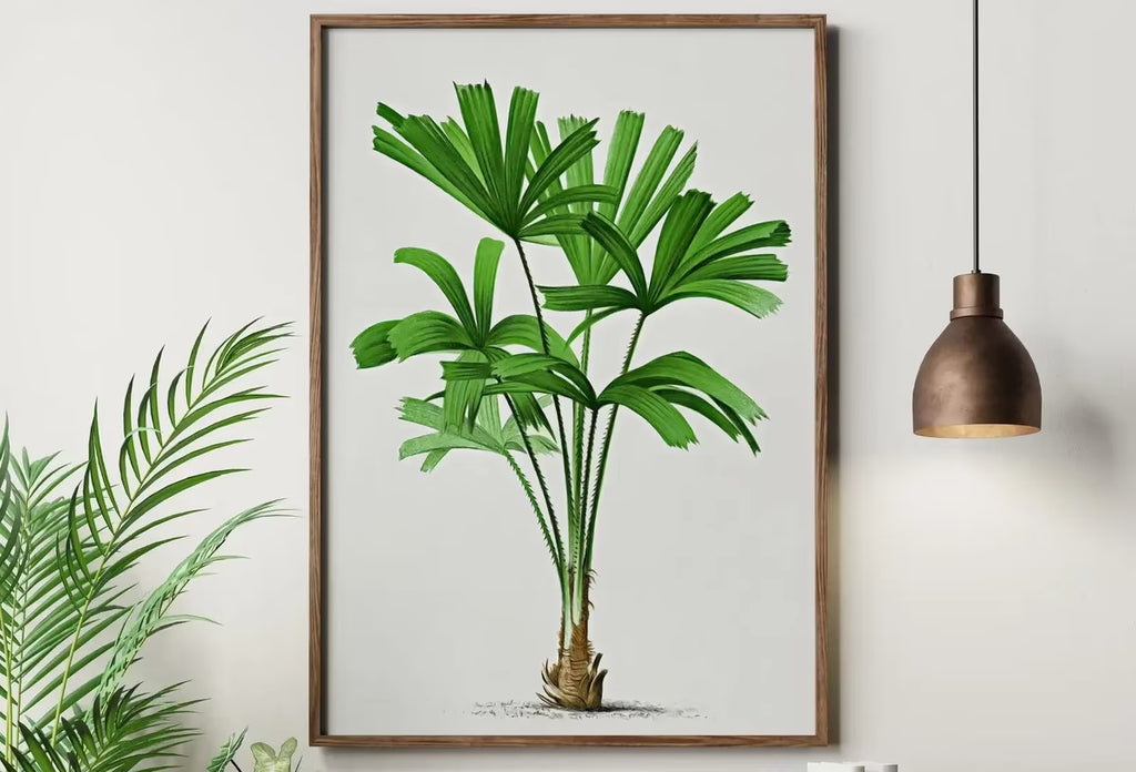 Printable Vintage Palm Tree Art. Instant Download Botanical Wall Art Print. Vintage Tropical Poster. Palm Trees Digital Nature Print #24 – Printable Wall Art