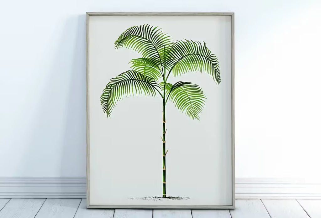 Printable Vintage Palm Tree Art. Instant Download Botanical Wall Art Print. Vintage Tropical Poster. Palm Trees Digital Nature Print #27 – Printable Wall Art