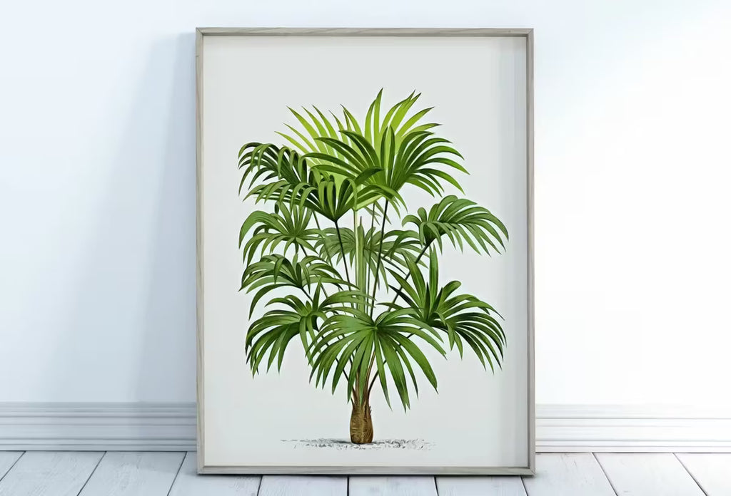 Printable Vintage Palm Tree Art. Instant Download Botanical Wall Art Print. Vintage Tropical Poster. Palm Trees Digital Nature Print #30 – Printable Wall Art