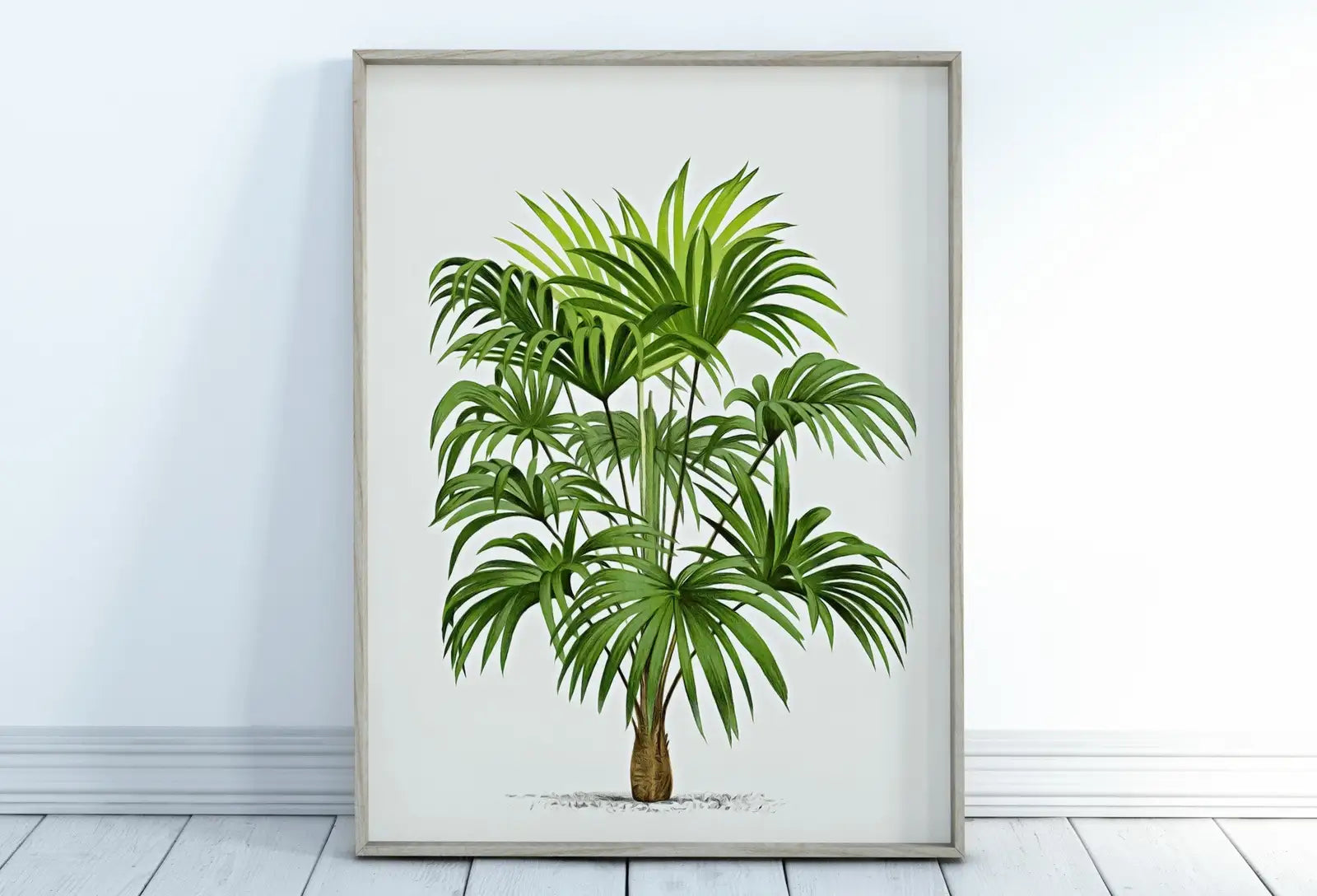 Included artwork preview showing first selection of artworks from Printable Vintage Palm Tree Art. Instant Download Botanical Wall Art Print. Vintage Tropical Poster. Palm Trees Digital Nature Print #30.