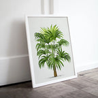 Second included artwork preview from Printable Vintage Palm Tree Art. Instant Download Botanical Wall Art Print. Vintage Tropical Poster. Palm Trees Digital Nature Print #30 featuring various scenes.