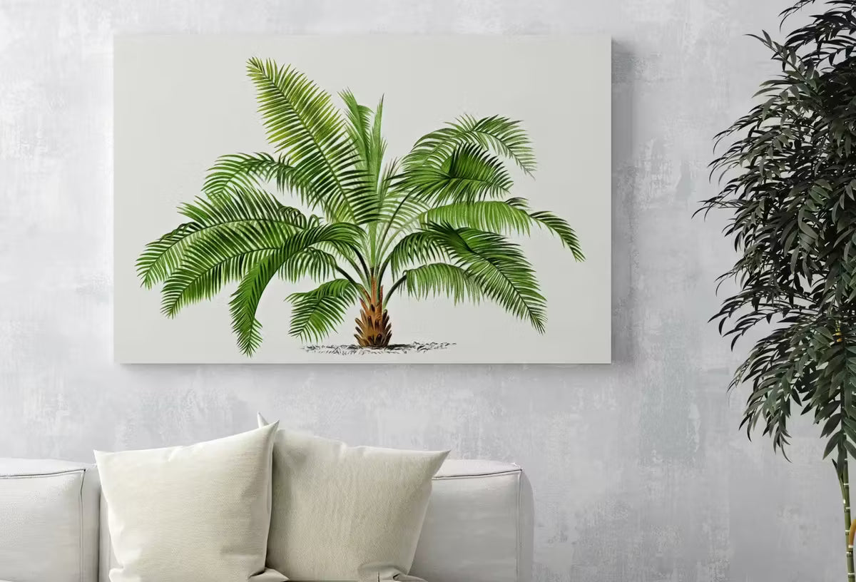 Printable Vintage Palm Tree Art. Instant Download Botanical Wall Art Print. Vintage Tropical Poster Palm Trees Nature Poster Digital Art #06 – Printable Wall Art
