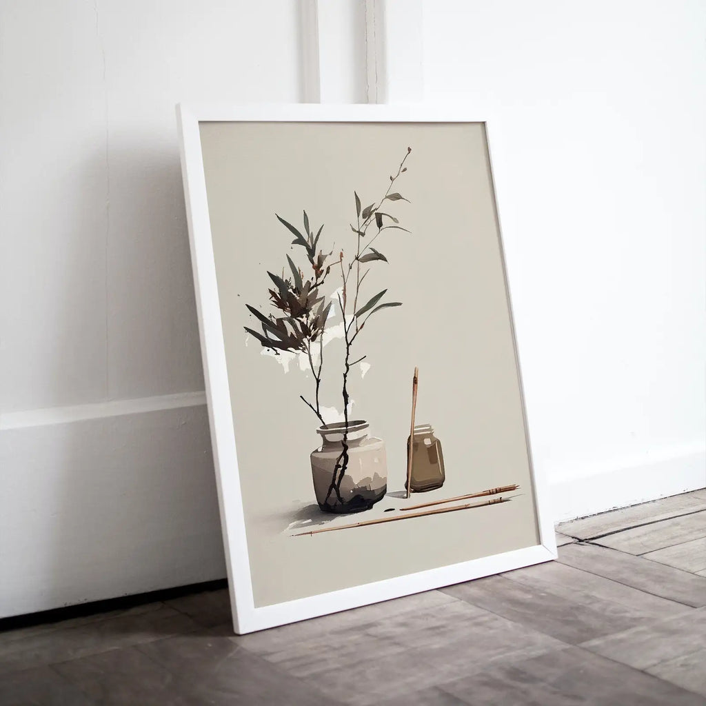 Printable Wall Art. Minimalist Zen Wall Decor. Brown & Beige Wabi Sabi Abstract Print. Japandi Wall Art. Modern Neutral Abstract – Printable Wall Art Digital Download – Digital Download