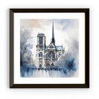 Printable Wall Art | Modern Blue Painting For Contemporary Home | Unique Square Decor  – Printable Wall Art