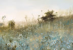Detail view of artwork from Printable Wildflower Field. (variation 4)