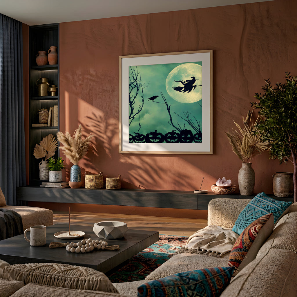 EcoArtLab Original - Printable Wall Art - Moonlit Flight