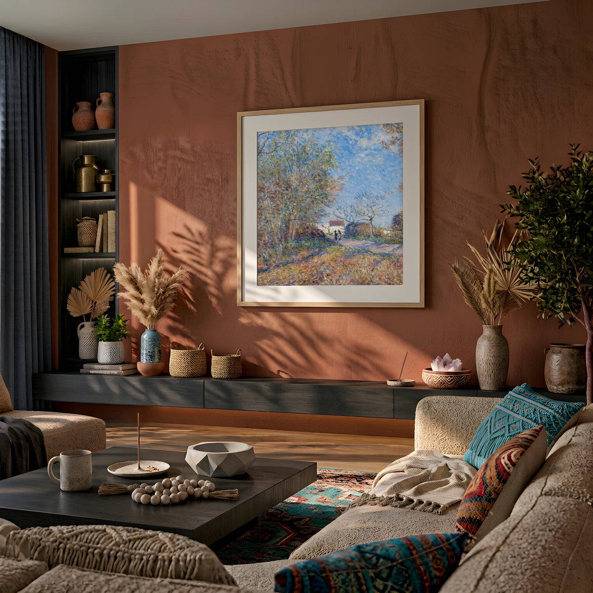 Alfre Sisley - Printable Wall Art - A Corner of the Woods at Sablons