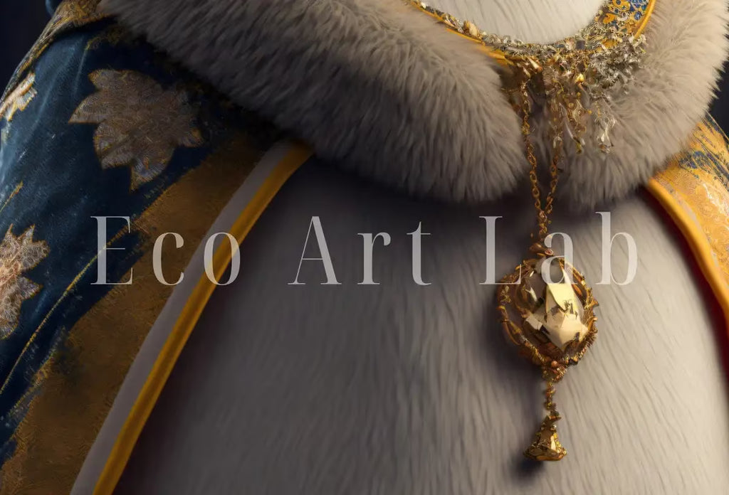 Queen Penguin Digital Art Print. Printable Wall Art. Modern Penguin Artwork. Instant Download. Contemporary Poster. Penguin Portrait – Printable Wall Art