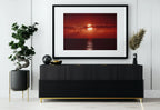 Red Sunset Wall Art Print. Instant Download Boho Abstract Sunset Poster. Digital Sunset Painting Abstract Wall Art. Coastal Landscape Art – Printable Wall Art Set (Digital Download) – Digital Download