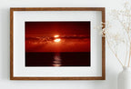 Red Sunset Wall Art Print. Instant Download Boho Abstract Sunset Poster. Digital Sunset Painting Abstract Wall Art. Coastal Landscape Art – Printable Wall Art Set (Digital Download) – Digital Download