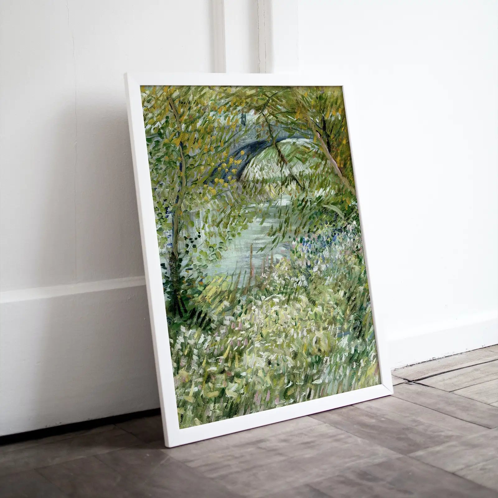 Berge au printemps Vincent van Gogh - Impressions d’art célèbres à imprimer. Téléchargement immédiat, impression de peinture vintage, fine art.