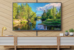 Included artwork preview showing first selection of artworks from River in Forest Landscape Digital Painting, Frame TV Art Digital Download, Digital Art for Tv, Colorful Art for Frame TV.