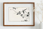 Included artwork preview showing first selection of artworks from Robin Birds and Rose Vintage Japanese Painting. Japanese Wall Art Printable Poster. 19th Century Japanese Vintage Wall Art, Bird Asian Art.