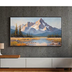 Rocky Mountains Art For Samsung Frame TV. 4K Mountain View Nature Wall Decor. Scenic Mountain Print Outdoor Landscape Art – Frame TV Digital Download Art – Digital Download