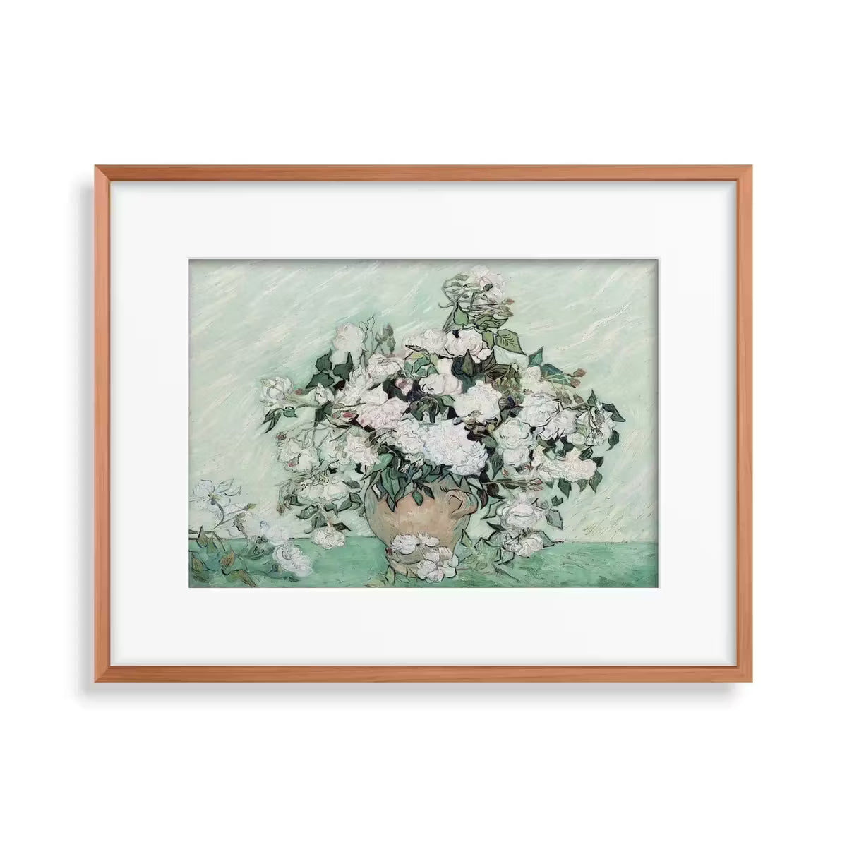 Roses Painting by Vincent van Gogh | Printable Neutral Still Life Art Print | Instant Download | Vintage Fine Art | Botanical Decor – Printable Wall Art