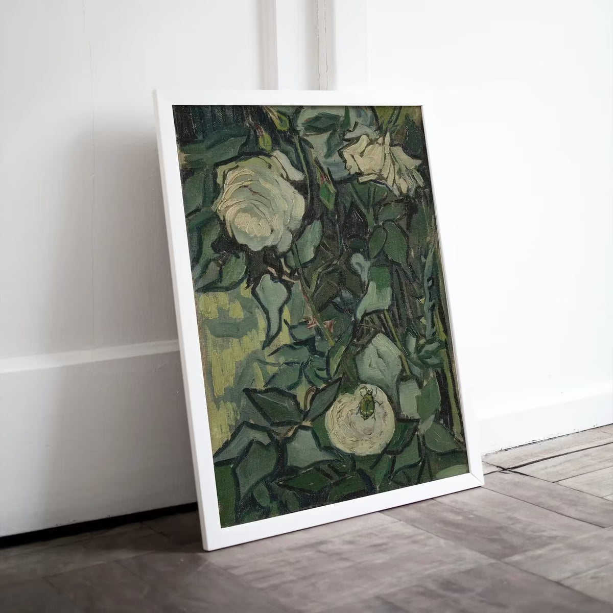 Roses Painting Famous van Gogh Art Print. Instant Download Printable Garden van Gogh Fine Art. Vintage Botanical Art. White Roses Painting. – Printable Wall Art