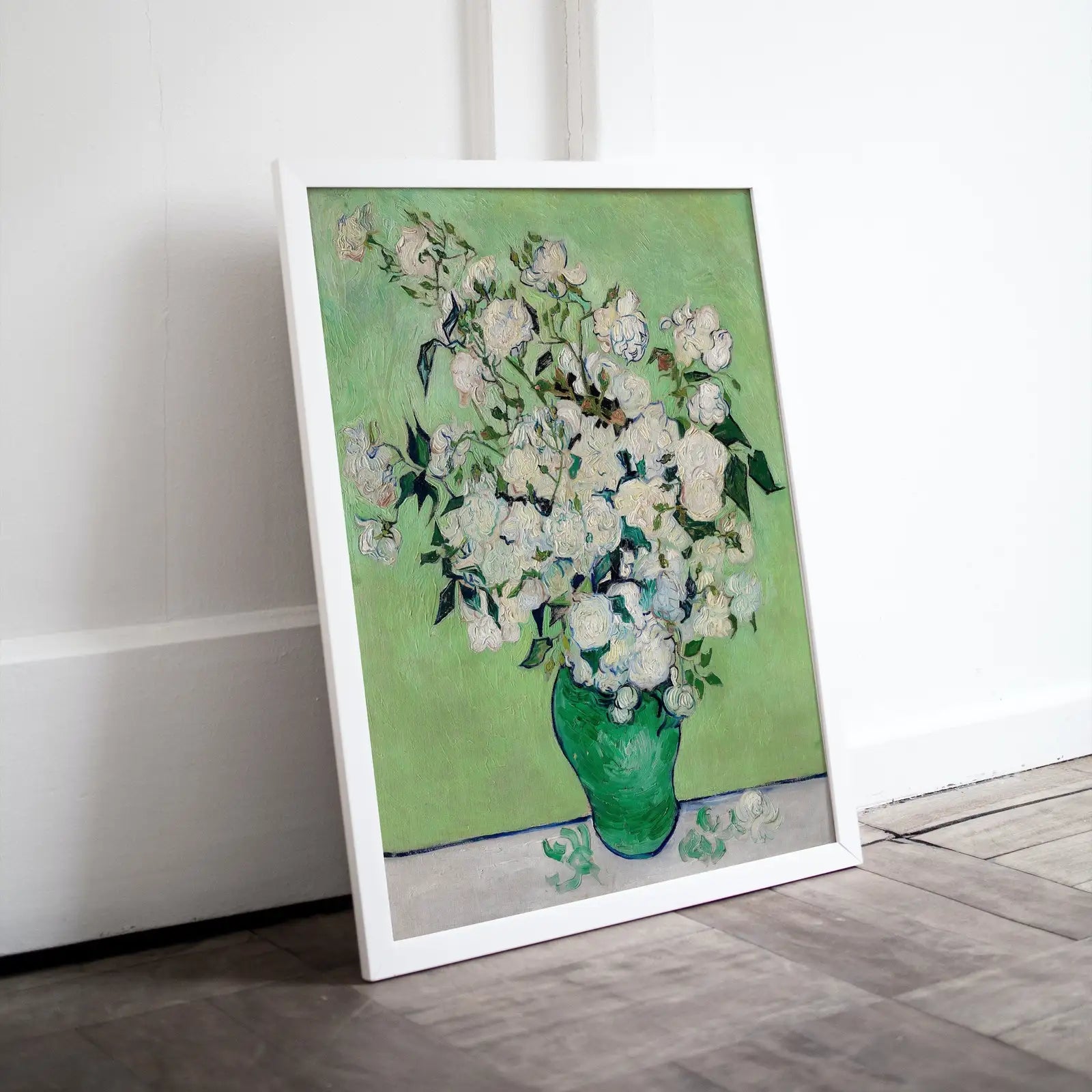 Roses Painting, Famous van Gogh Art Print. Instant Download Printable van Gogh Fine Art. Vintage Still Life White Roses Painting. – Printable Wall Art Digital Download